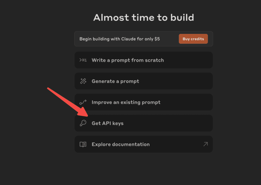 申请Claude API Key
