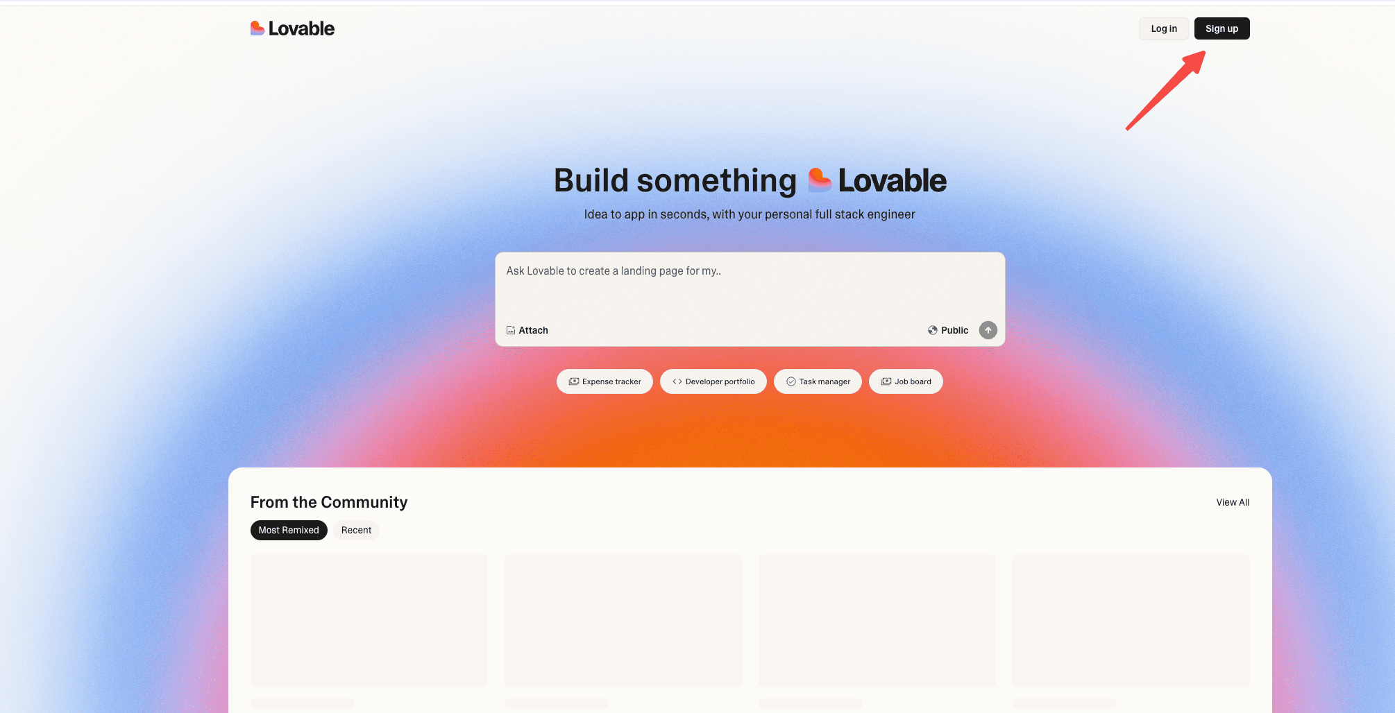 Lovable注册流程