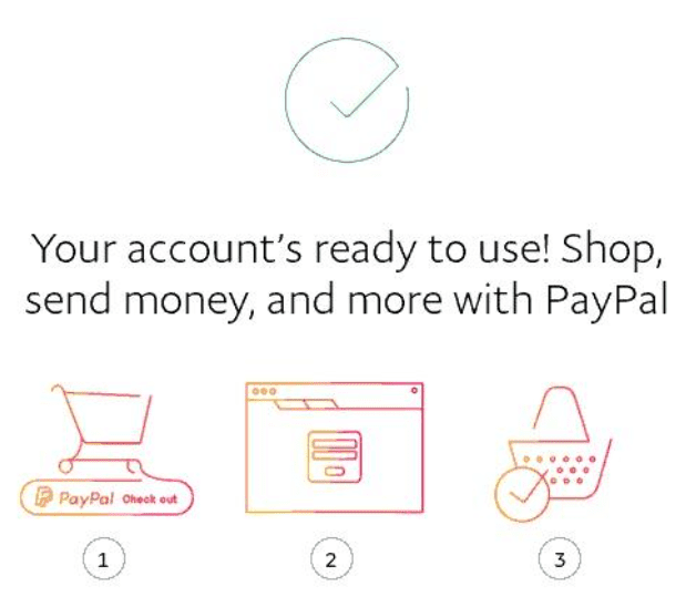 PayPal成功绑定页面