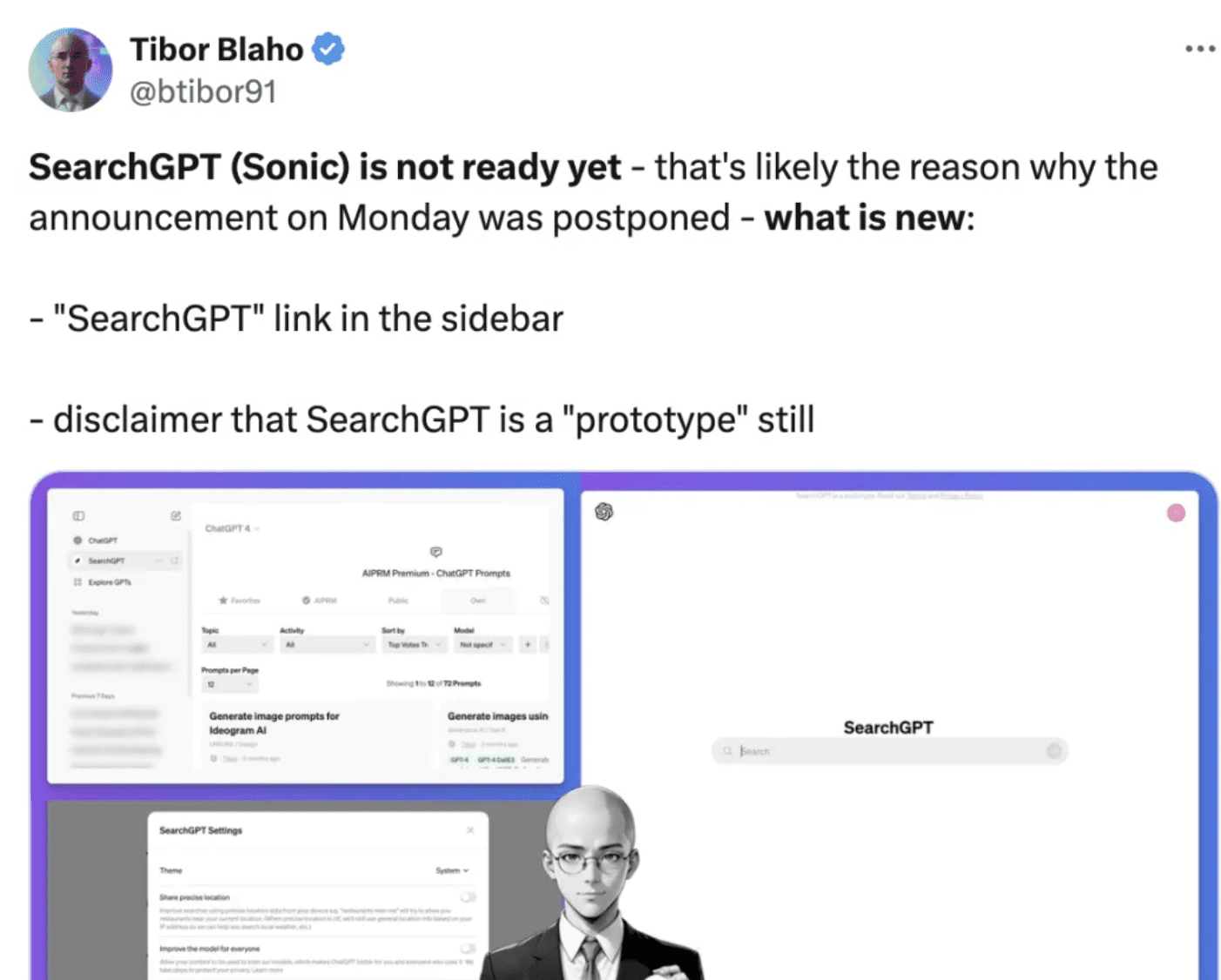 Tibor Blaho推断出ChatGPT搜索功能